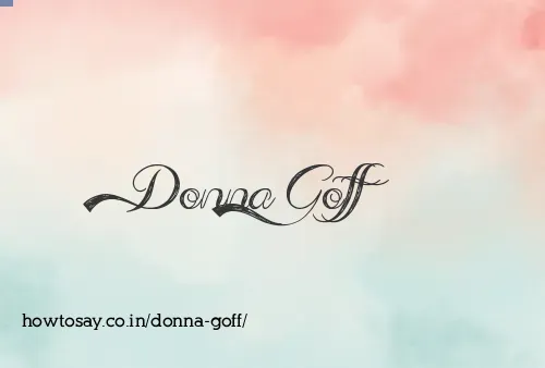 Donna Goff