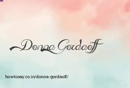 Donna Gordaoff