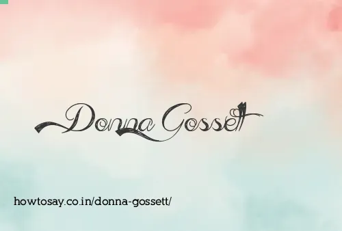 Donna Gossett