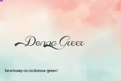 Donna Greer