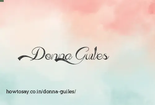 Donna Guiles