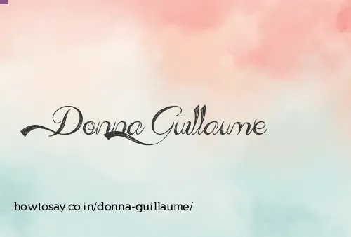 Donna Guillaume