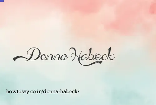 Donna Habeck