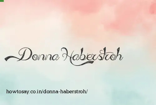 Donna Haberstroh