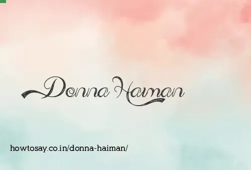 Donna Haiman