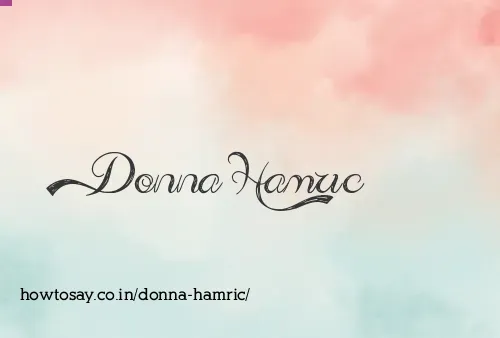 Donna Hamric