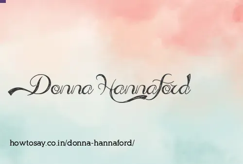 Donna Hannaford
