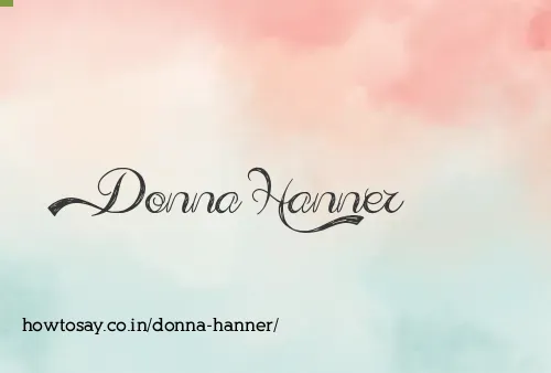Donna Hanner