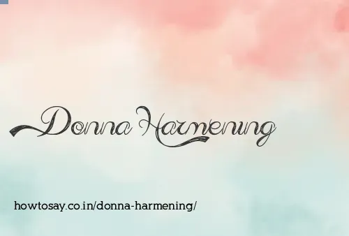 Donna Harmening
