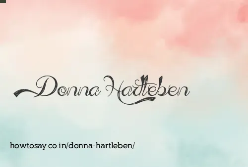Donna Hartleben