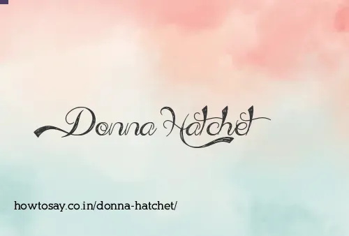 Donna Hatchet