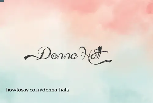 Donna Hatt