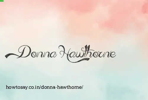 Donna Hawthorne