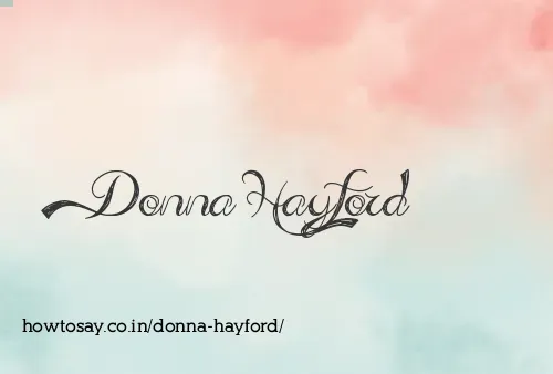 Donna Hayford