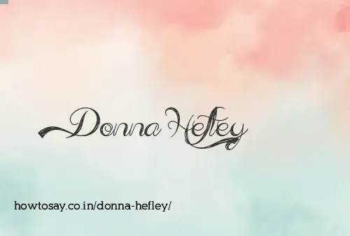 Donna Hefley