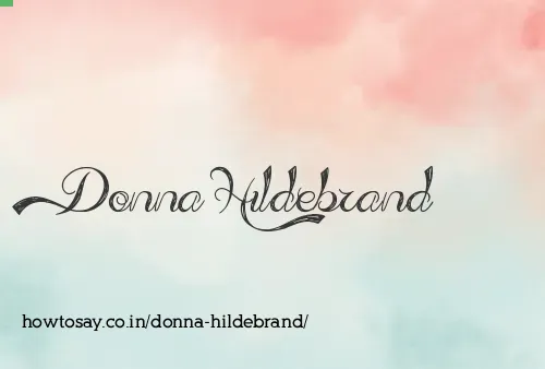 Donna Hildebrand
