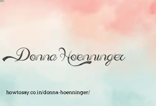 Donna Hoenninger
