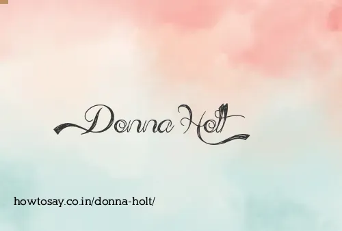 Donna Holt