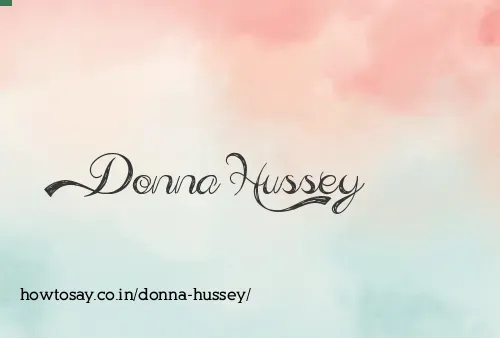Donna Hussey