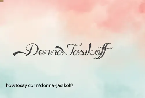 Donna Jasikoff