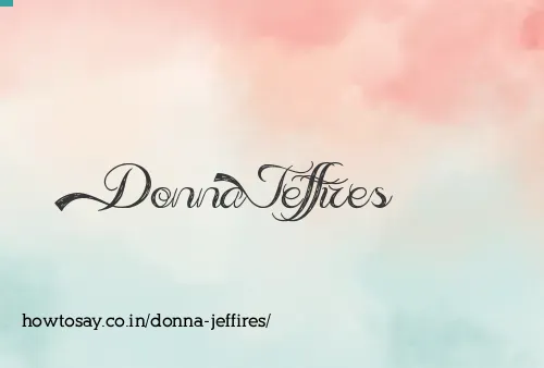Donna Jeffires