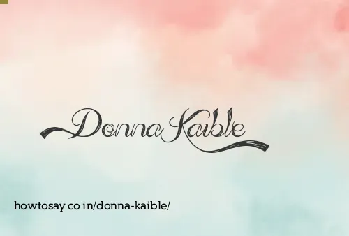 Donna Kaible