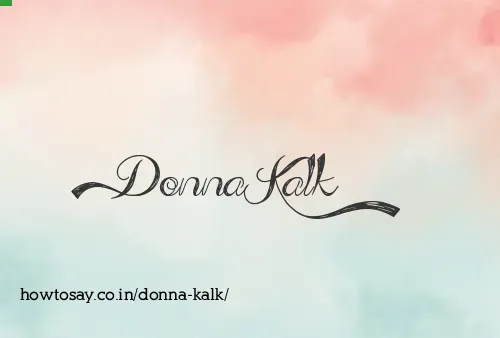 Donna Kalk