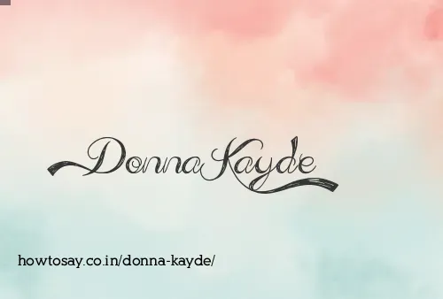 Donna Kayde