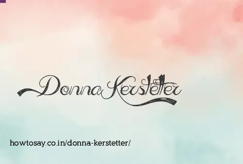 Donna Kerstetter