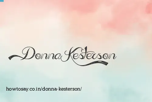 Donna Kesterson