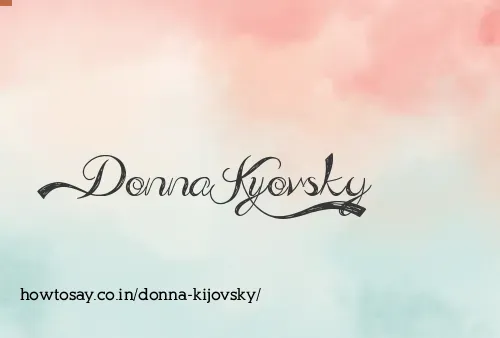 Donna Kijovsky