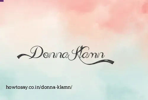 Donna Klamn