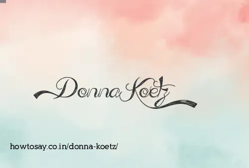 Donna Koetz