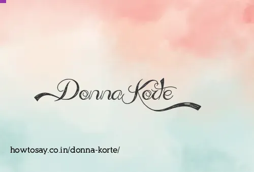 Donna Korte