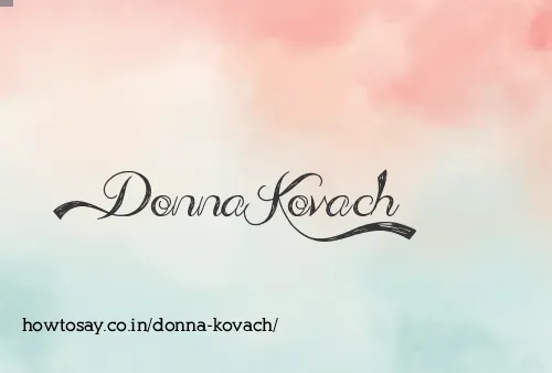 Donna Kovach