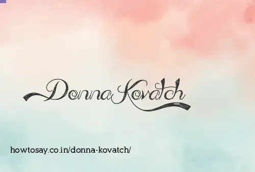 Donna Kovatch