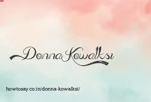 Donna Kowalksi