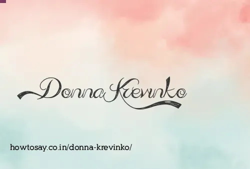 Donna Krevinko