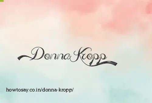 Donna Kropp