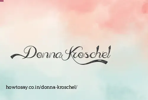 Donna Kroschel