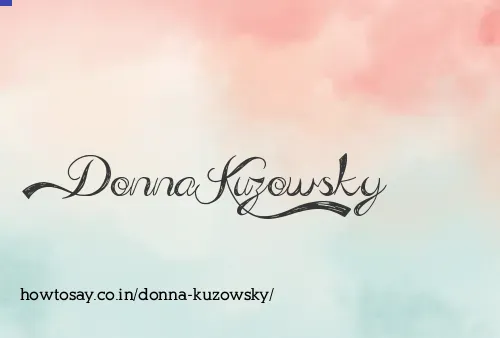 Donna Kuzowsky