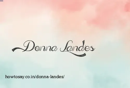 Donna Landes