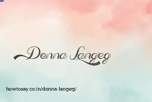 Donna Langeg