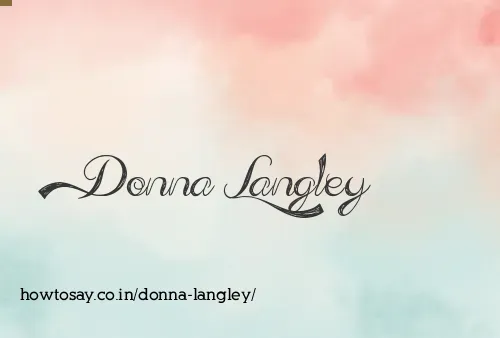 Donna Langley
