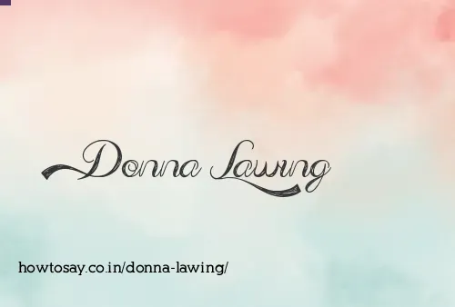 Donna Lawing