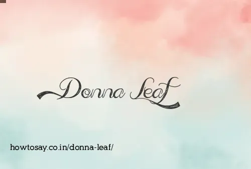 Donna Leaf