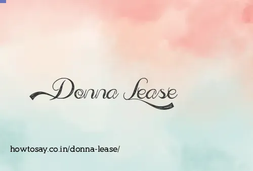 Donna Lease