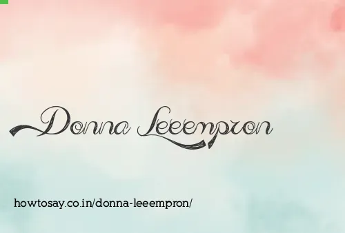 Donna Leeempron