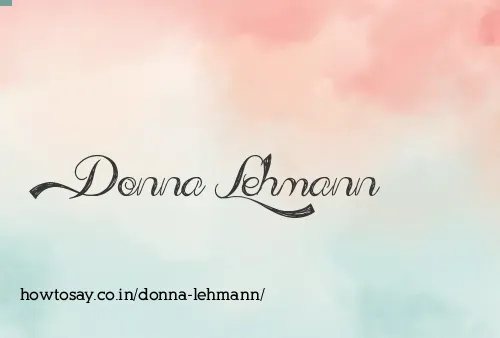 Donna Lehmann