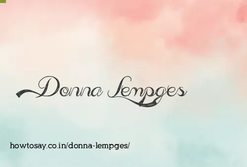 Donna Lempges